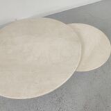 Two modular rotating trays coffee table