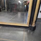 Napoleon III mirror from the 19th century with gold leaf, 190cm H