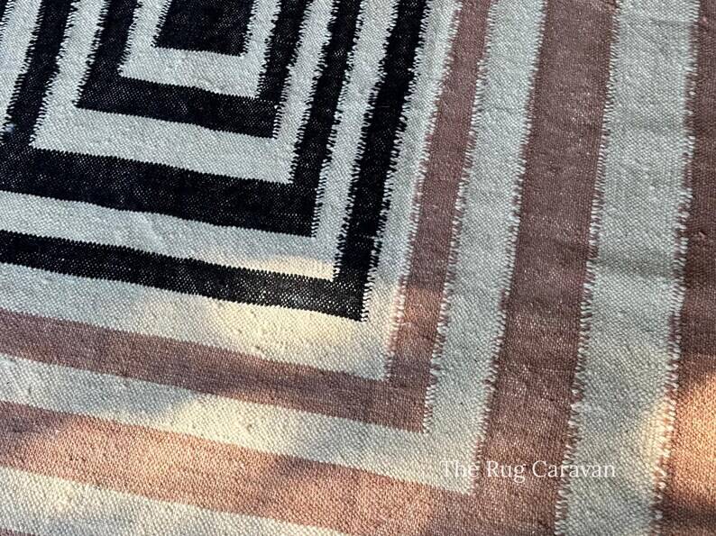 Flat Weave Moroccan Rug Geometric Berber 150/250cm