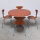'Super-Circulaire' table in teak by Piet Hein and Bruno Mathsson for Fritz Hansen, 1974