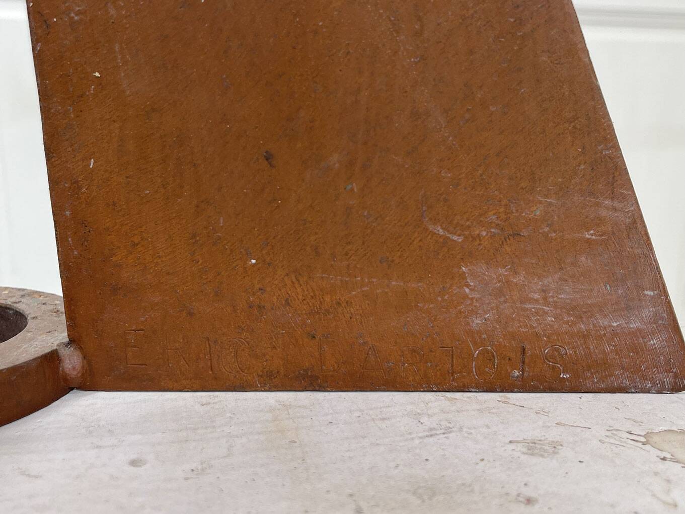 Eric Dartois Corten steel lamp