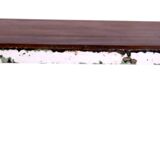 Burmese teak coffee table