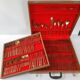 Cutlery set imitation bamboo 144 pieces vintage 1950