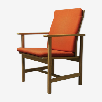 Fauteuil  par Børge Mogensen de Fredericia Stolefabrik années 1960