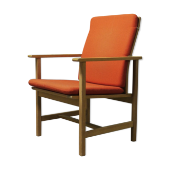 Mid-Century Armchair by Børge Mogensen for Fredericia Stolefabrik, 1960s