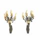 Bronze appliques Charles X Restoration period 19th century