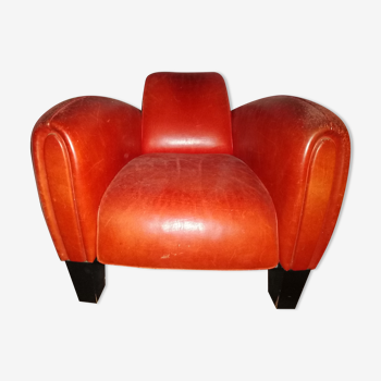 Fauteuil De Sede DS 57 cuir rouge