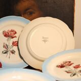 Lot assiettes Digoin Sarreguemines
