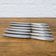 6 Christofle silver-plated metal knives