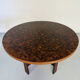 Ancienne table en bois marqueté design Dieter Waeckerlin Idealheim, années 70