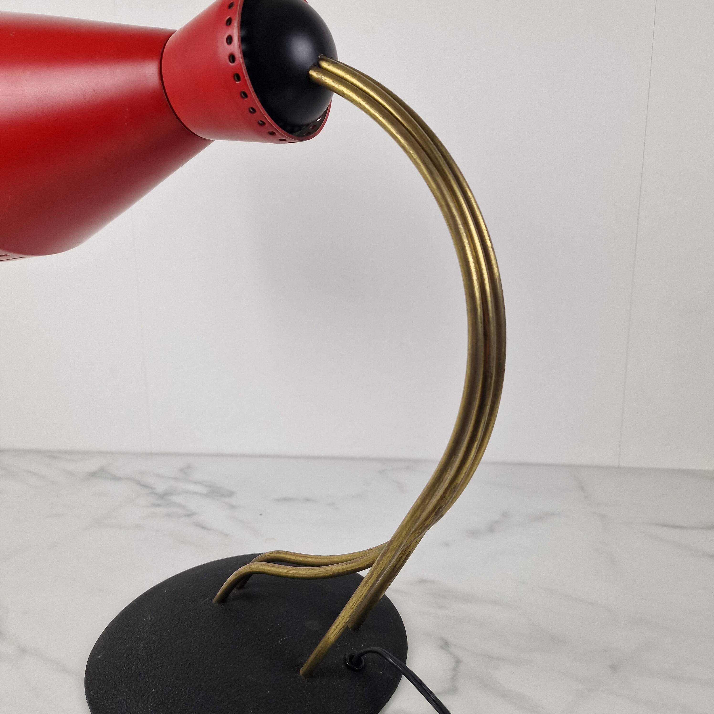 Rare Adjustable BAG Turgi Desk Lamp – Switzerland, circa 1950s