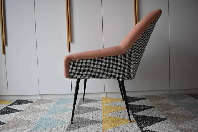 Vintage Shell armchair, 1960s, German Democratic Republic, restored