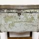 Commode en fer industriel gris, années 1950