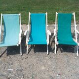 3 Chaises Longues