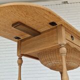 1970s, Danish design, coffee/sewing table, oak wood, original condition.