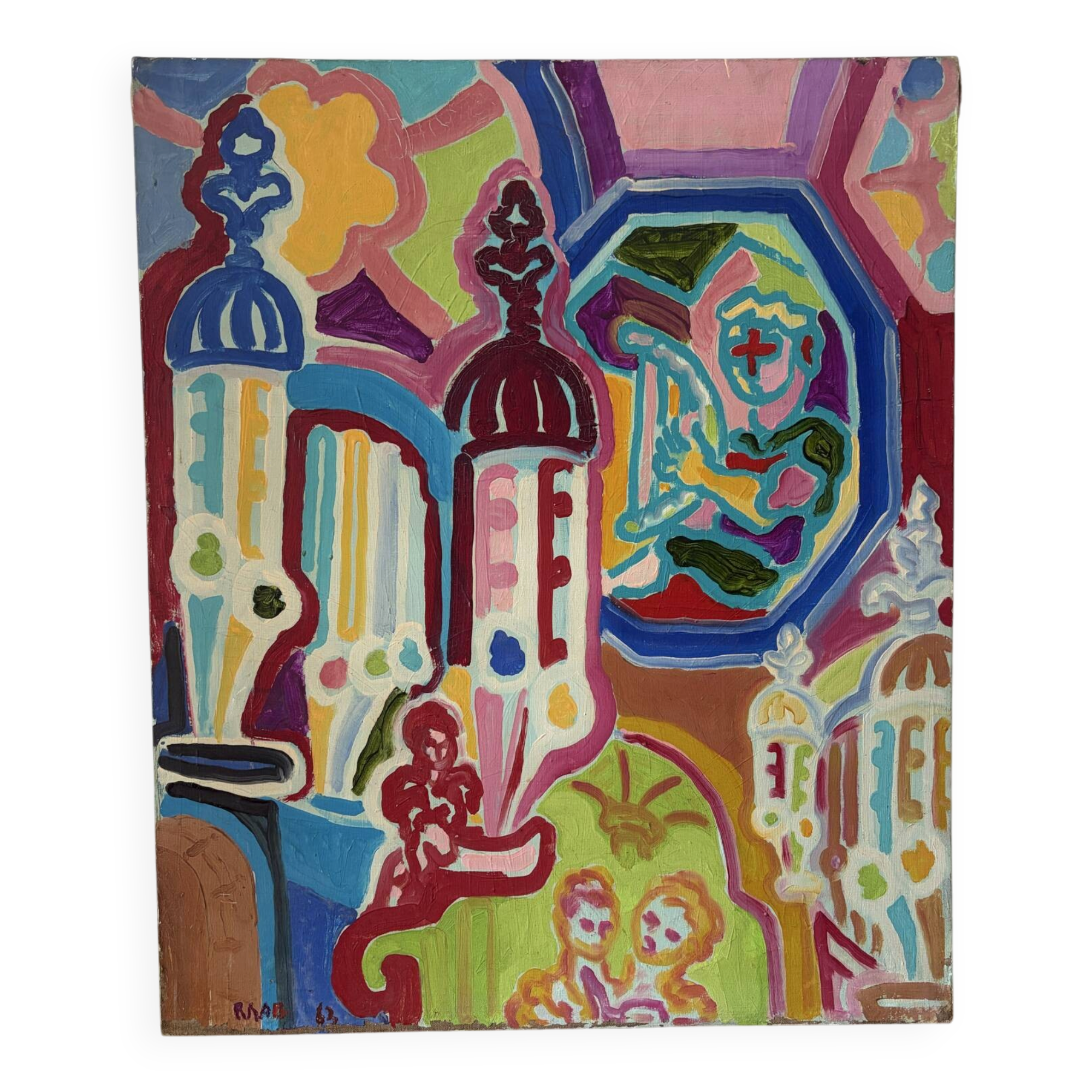 Composition animée des personnages, Evelyn Raab (1939-1974)