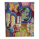 Animated composition of characters, Evelyn Raab (1939-1974)