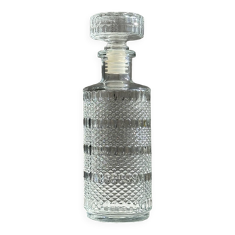 Carafe with cylindrical stopper, small diamond tips