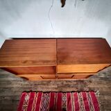 Library cabinet showcase modular shelf Oscar by Didier ROZAFFY