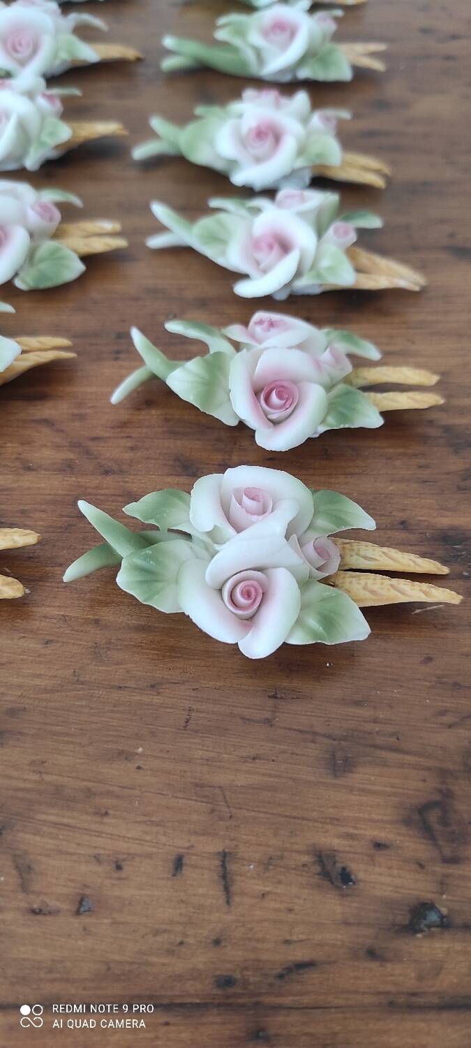Porte couteaux fleurs et épis de bles