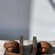 Art Deco wooden bookends