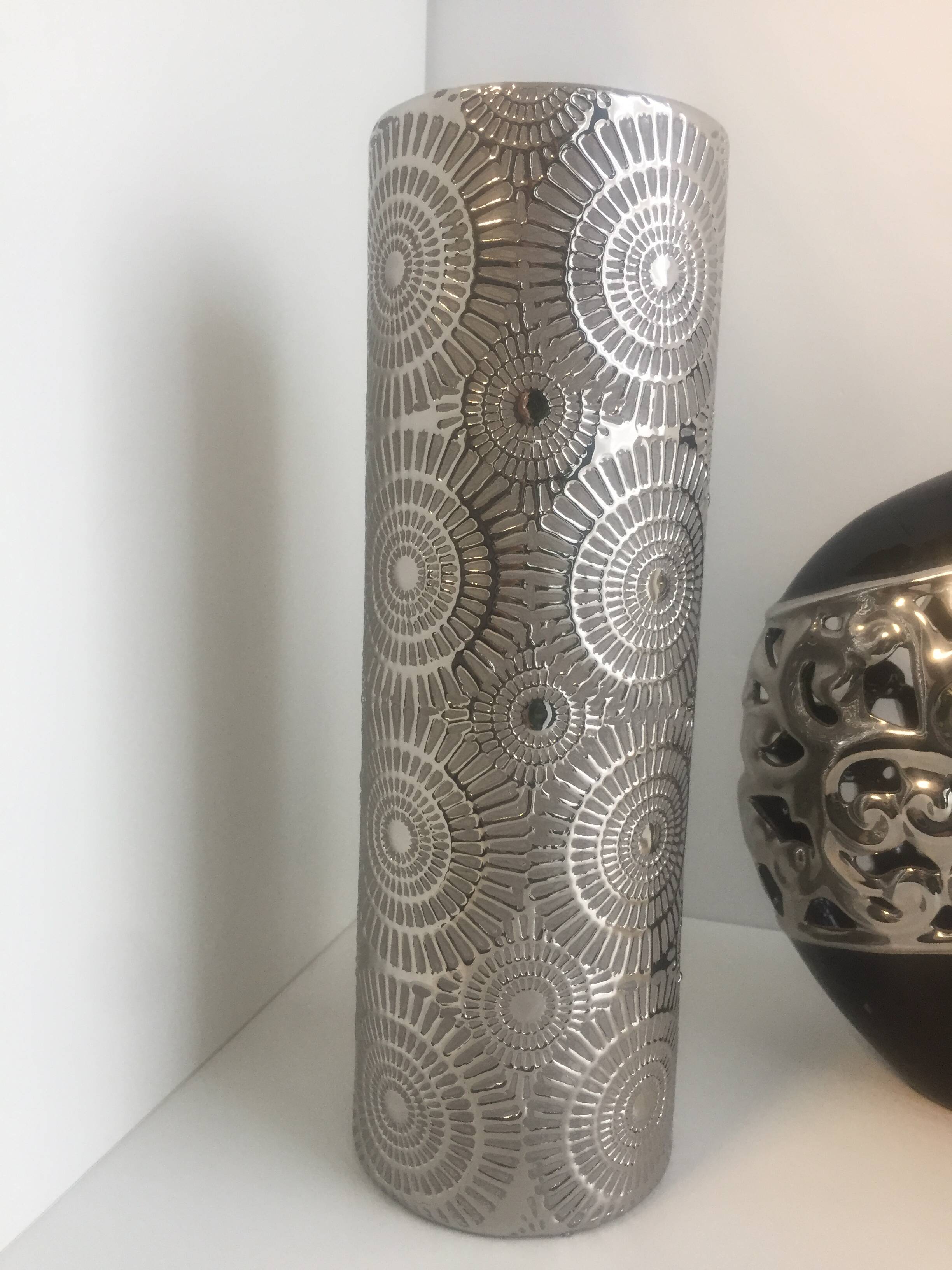 Set of 3 Large Italian Ceramic Vases Modernist Design Contemporary Art