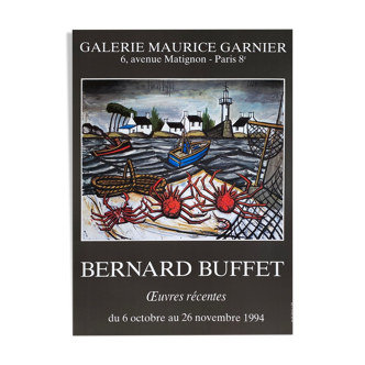 Bernard BUFFET Poster Galerie Garnier 1994