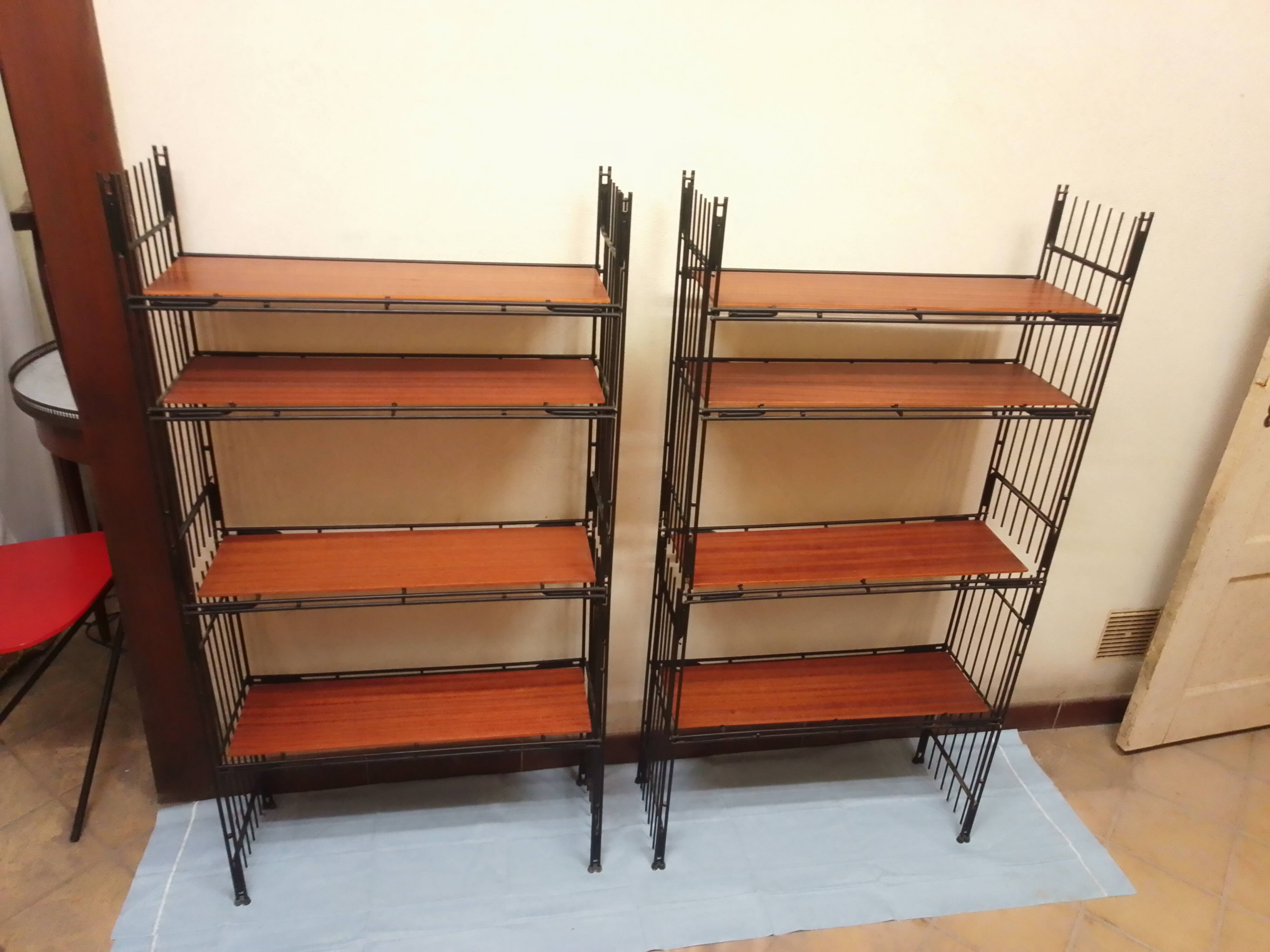 Modular shelves, multistrux, Spanish design from the 60s.