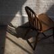Early Charles Gibbons Windsor Chair in Elm, 1889 High Wycombe