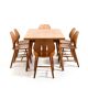 Fdb møbler dining room set consisting of 6 chairs by ejvind a.