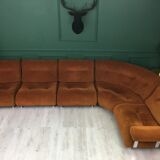 G-Plan vintage retro mid century corner modular 5 seater sofa suite by Km Wilkins