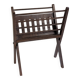 Folding magazine rack