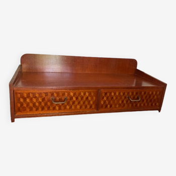 Danish Rosewood shelf with inlaid drawers from the 50s