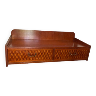 Danish Rosewood shelf with inlaid drawers from the 50s