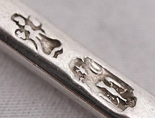 Rare set of 6 silver teaspoons, 18th century, Besançon, Gounot, Uniplat