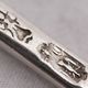 Rare set of 6 silver teaspoons, 18th century, Besançon, Gounot, Uniplat