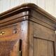 19th-century Breton wardrobe in oak and chestnut.