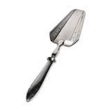 ART DECO pie server in silver metal - geometric decoration 1920-1930