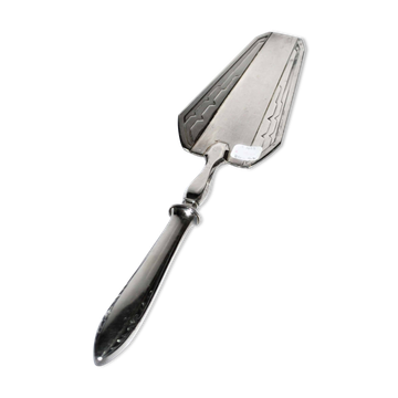 ART DECO pie server in silver metal - geometric decoration 1920-1930