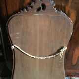 Mirror carved silver 81 x 46 cm