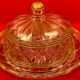 cheese bell or mignardises with old glass top