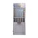 Workshop door 258.4x98.5cm in iron and colored cathedral glass