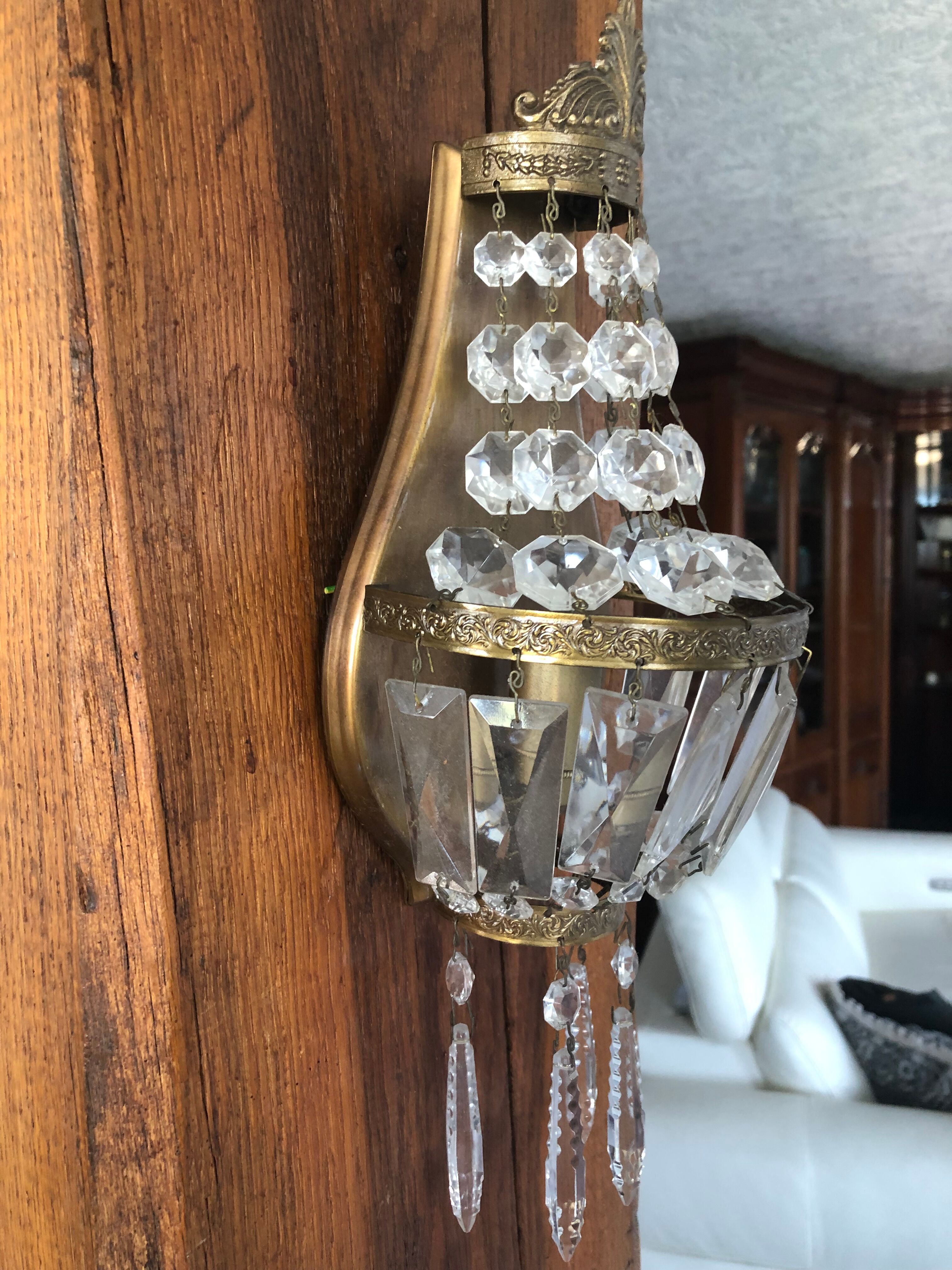 Pair of wall lamps