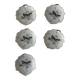 Mini porcelain plates with bird pattern