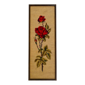 Vintage rose canvas frame