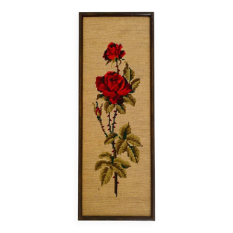 Vintage rose canvas frame