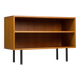 Danish teak shelf sideboard lowboard vinyl vintage mid-century