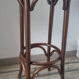 Tabouret haut en bois cintré