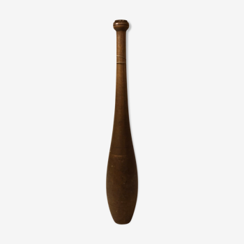 Old wooden juggling club