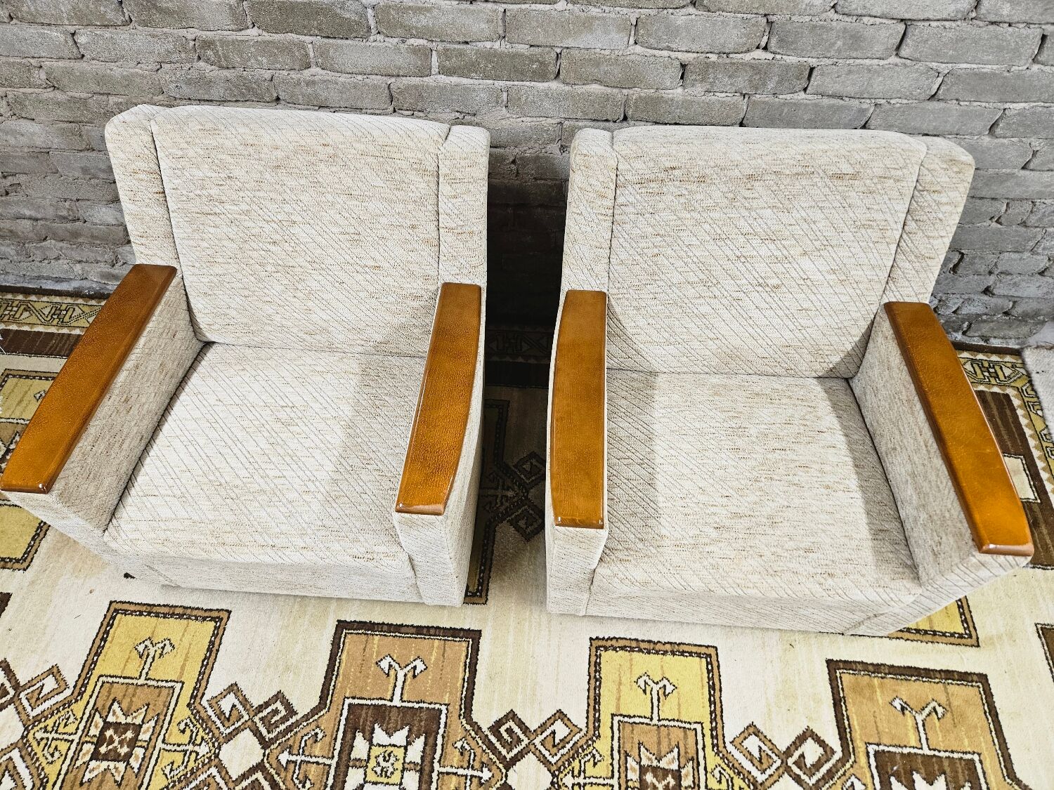 Pair of vintage armchairs